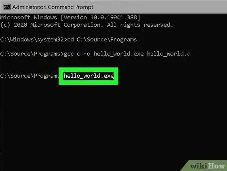 Image titled Run C Program in Command Prompt Step 6