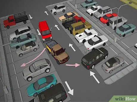 Image titled Use Parking Lot Etiquette Step 1