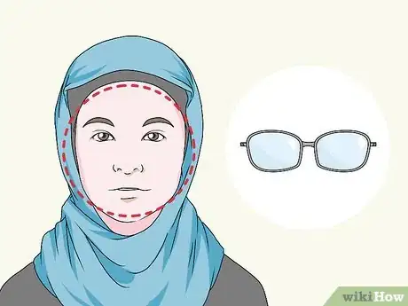 Image titled Wear a Hijab with Glasses Step 6