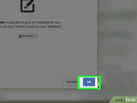 Image titled Link Twitter to Facebook Step 7