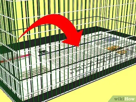 Image titled Make a Bird Cage from a Dog Cage Step 4
