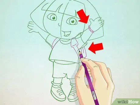 Image titled Draw Dora the Explorer Step 9