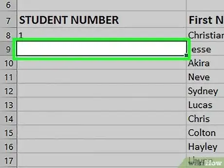 Image titled Add Autonumber in Excel Step 9