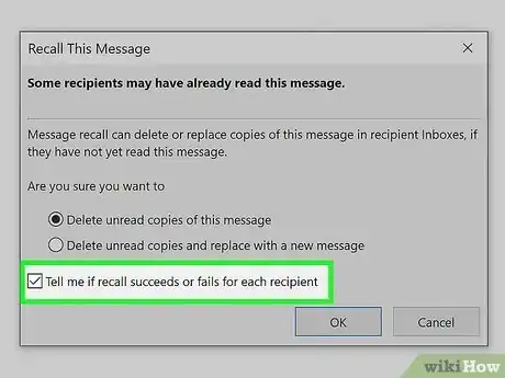 Image titled Recall an Email in Outlook Step 7