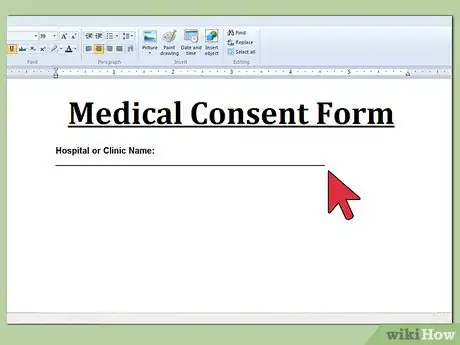 Image titled Write a Medical Consent Form Step 3