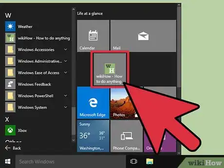 Image titled Add a Website Link to the Start Menu Step 9