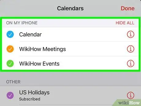 Image titled Delete Calendars on iPhone Step 3