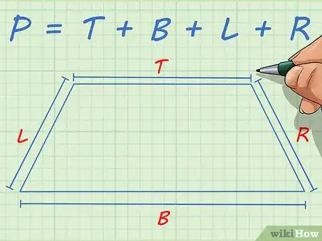 Image titled Find the Perimeter of a Trapezoid Step 1