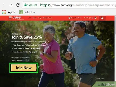 Image titled Join AARP Step 2