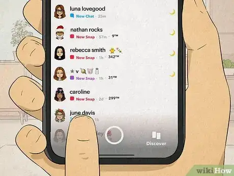 Image titled Use Emojis on Snapchat Texts Step 2