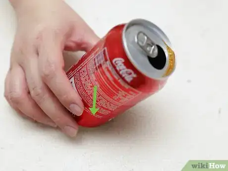 Image titled Balance a Soda Can at a 45 Degree Angle Step 2