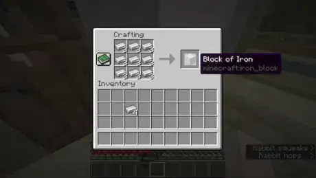 Image titled Craft an Anvil In Minecraft Step 2.png