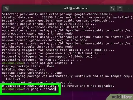 Image titled Install Google Chrome Using Terminal on Linux Step 7