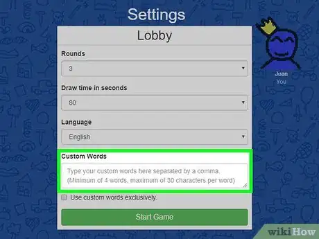 Image titled Create a Private Room in Skribbl.io Step 12
