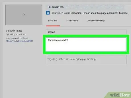 Image titled Post Private Videos on YouTube on PC or Mac Step 10