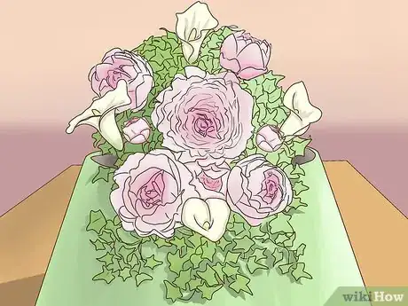 Image titled Arrange a Cascade Bridal Bouquet Step 11
