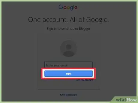 Image titled Log Into Blogger Step 4
