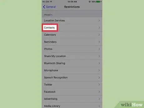 Image titled Set Contact Restrictions on an iPhone Step 11