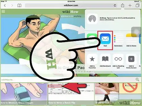 Image titled Mail a Link from an iPad Step 3