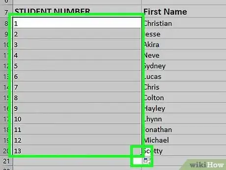 Image titled Add Autonumber in Excel Step 13