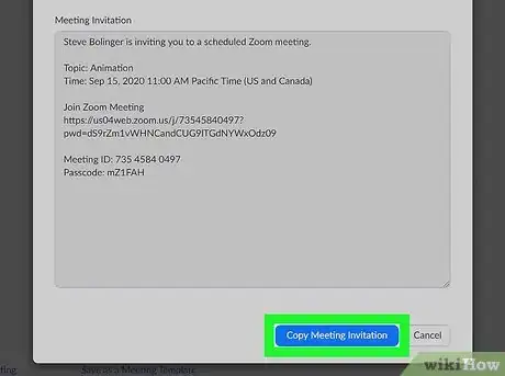 Image titled Share a Zoom Meeting Link Step 5