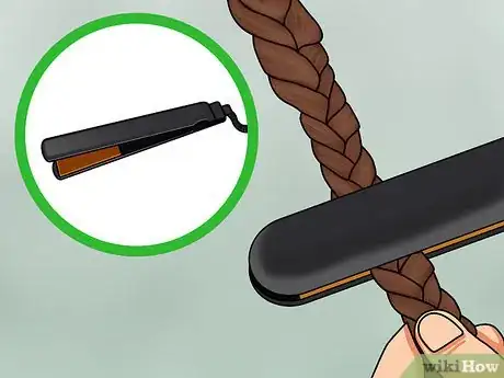 Image titled Crimp Your Hair With a Straightener Step 7