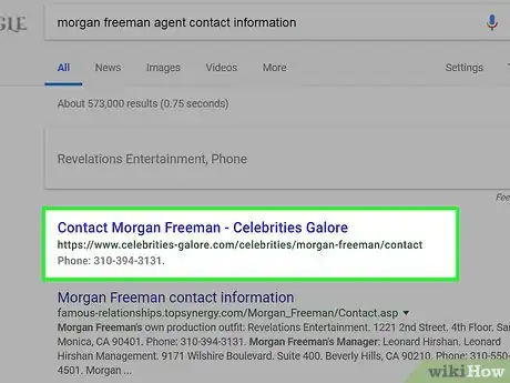 Image titled Contact Morgan Freeman Step 8