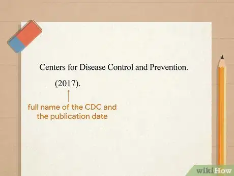 Image titled Cite the CDC in APA Step 1