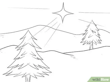Image titled Draw a Christmas Landscape Step 4