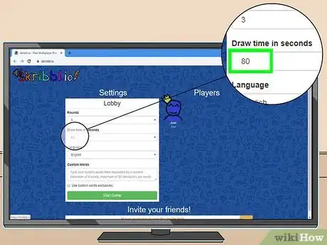 Image titled Create a Private Room in Skribbl.io Step 10