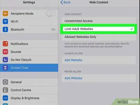 Image titled Block Websites on an iPad Step 10
