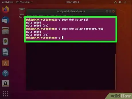 Image titled Open Ports in Linux Server Firewall Step 3