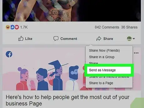 Image titled Send Messages on Facebook Step 13