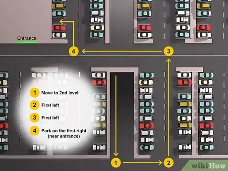 Image titled Find Your Car in a Crowded Parking Lot Step 1