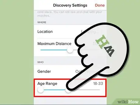 Image titled Change Your Preferences on Tinder Step 7