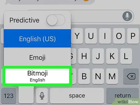 Image titled Send Bitmoji in Text on iPhone or iPad Step 5