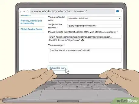 Image titled Contact the World Health Organization (WHO) Step 11