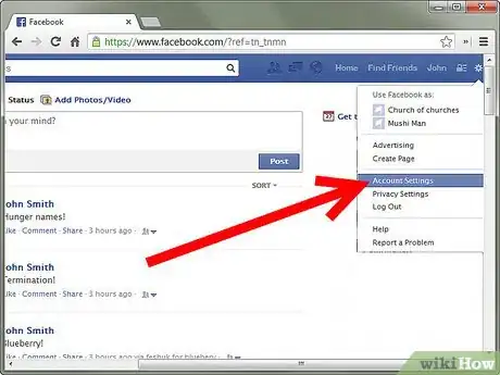 Image titled Change Your Name on Facebook So People Can Search Your Maiden or Married Name Step 3