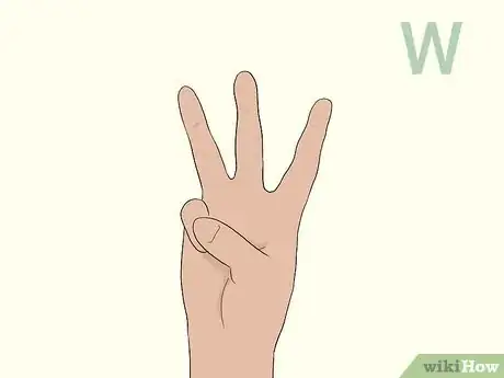 Image titled Fingerspell the Alphabet in American Sign Language Step 23