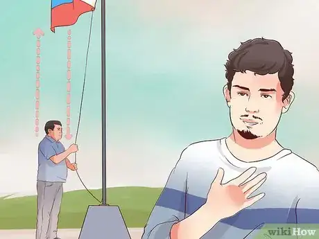 Image titled Practice National Flag Etiquette Step 10