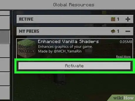 Image titled Download Shaders for Minecraft Pe Step 9