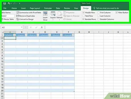 Image titled Add a Row to a Table in Excel Step 2