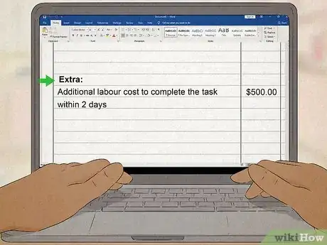 Image titled Write an Estimate Step 15