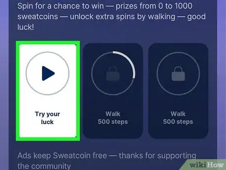 Image titled Make Money with Sweatcoin Step 4