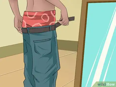 Image titled Wear Really Low Baggy Pants Without Losing Them Step 5