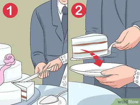 Image titled Cut Your Wedding Cake Step 7
