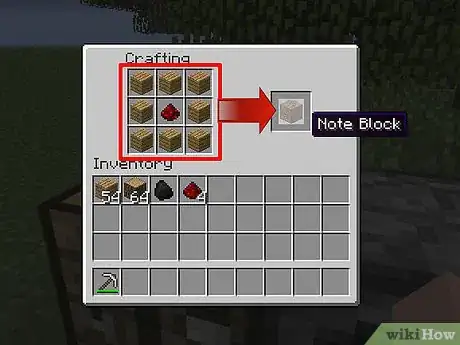 Image titled Craft a Note Block on Minecraft Step 4