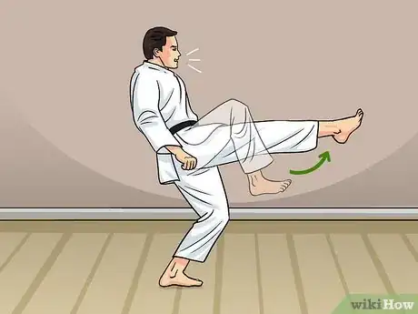 Image titled Perform Mae Geri (Shotokan Karate) Step 4