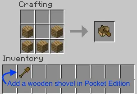 Image titled Make a Boat in Minecraft Recipe.png
