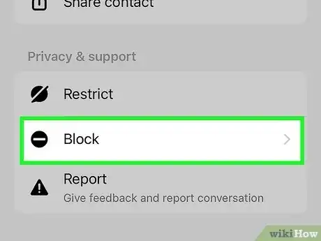 Image titled Block a Contact in Facebook Messenger on iPhone or iPad Step 5